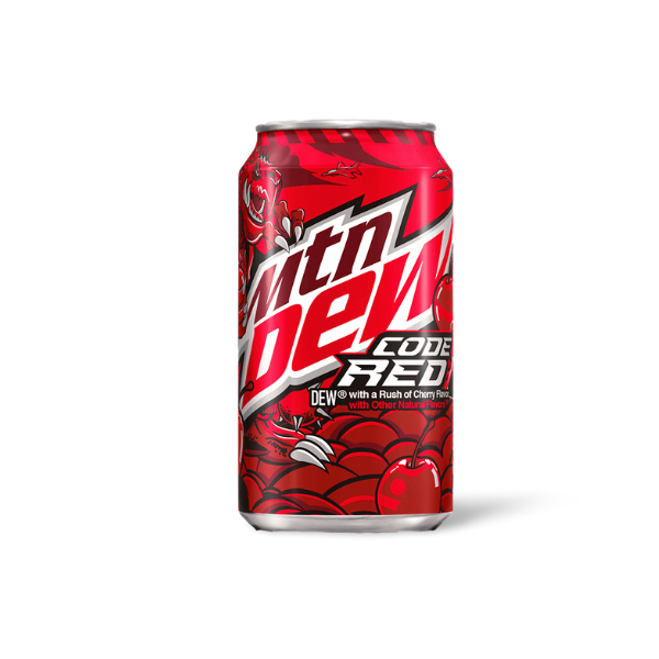 Mountain Dew Code Red New Can Design